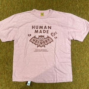 Human Made X Lil Uzi Vert T-shirt Rhinestone Embedded Pink T RARE! Sz XL